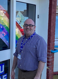 Paul Lindsay home support manager for Inverclyde HSCP care at home team